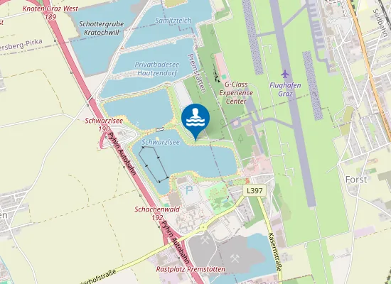 Map of SCHWARZL FREIZEITZENTRUM, UNTERPREMSTÄTT