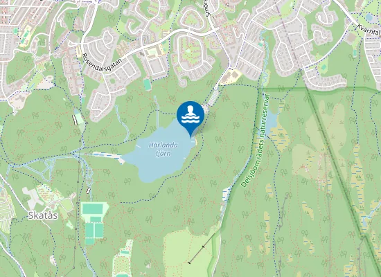 Map of HÄRLANDA TJÄRN