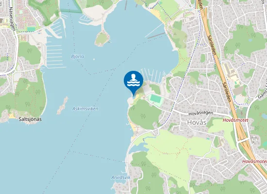 Map of HOVÅSBADET