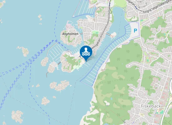 Map of SALTHOLMENS KALLBADHUS