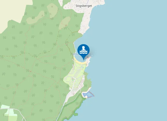 Map of Vänern, Ursand