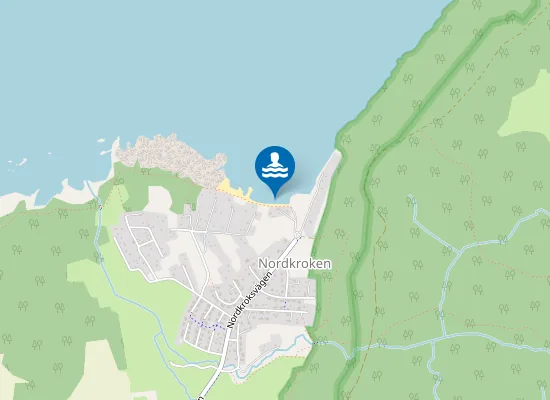 Map of VÄNERN, NORDKROKEN