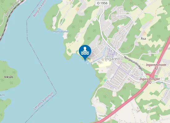 Map of SÄVELÅNGEN, INGAREDS BADPLATS