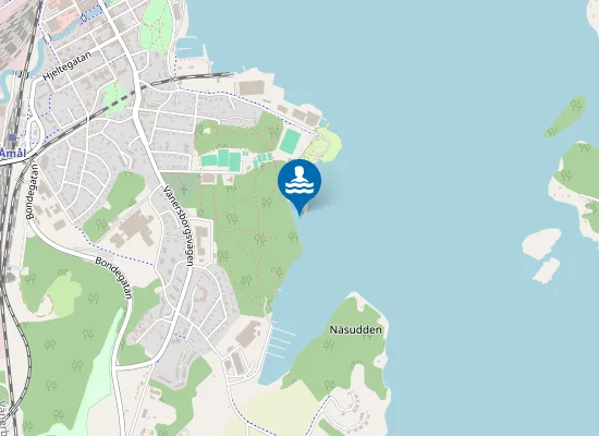 Map of VÄNERN, ÖRNÄS VID SIMSTADION