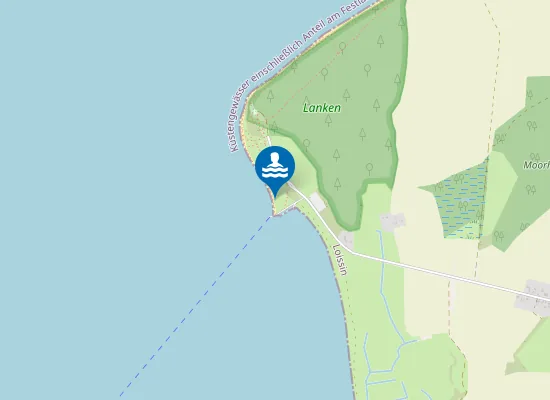 Map of GREIFSWALDER BODDEN LUDWIGSBURG