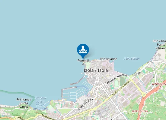 Map of Kopalno Območje Pri Svetilniku