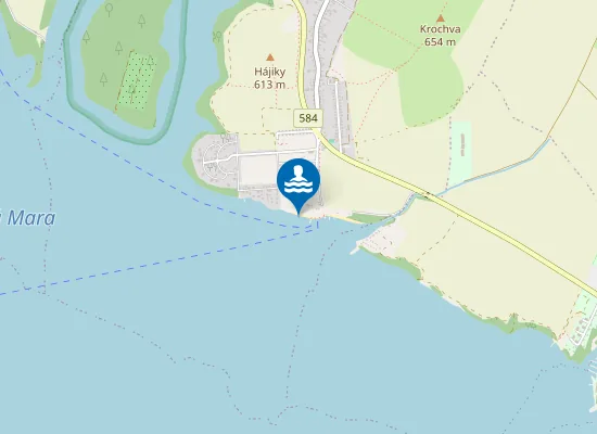 Map of Liptovská Mara