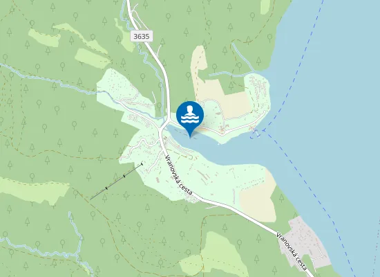 Map of Veľká Domaša - Dobrá Pláž