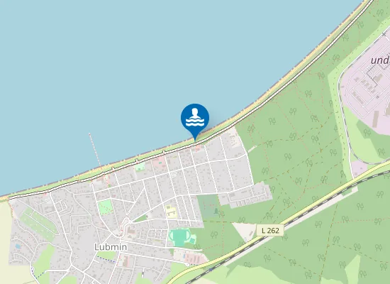 Map of GREIFSWALDER BODDEN LUBMIN WALDHEIDE