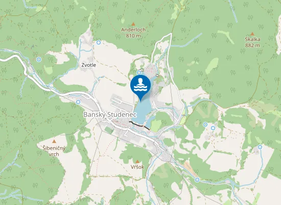 Map of Veľké Kolpašské Jazero