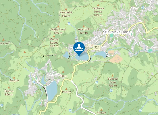 Map of Vindšachtské Jazero