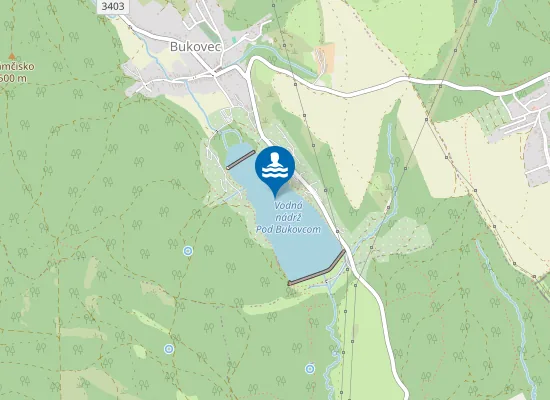 Map of Pod Bukovcom