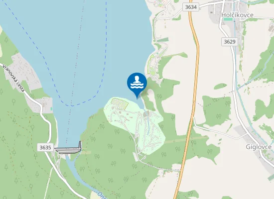 Map of Veľká Domaša - Poľany