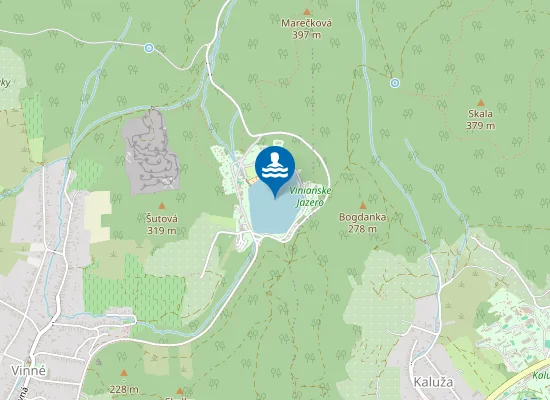 Map of Vinianske Jazero