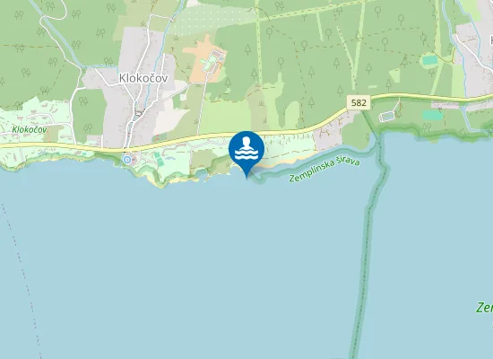 Map of Zemplínska Šírava - Paľkov