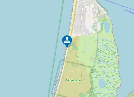 Map of OSTSEE VITTE DUENENHEIDE