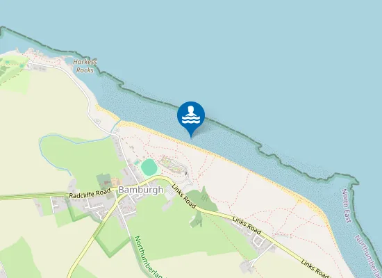 Map of Bamburgh Castle