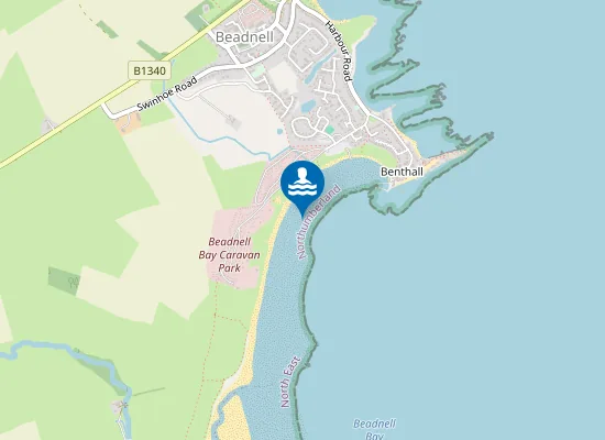 Map of Beadnell