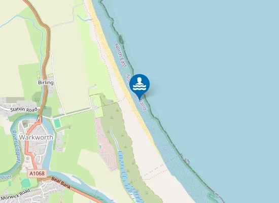 Map of Warkworth