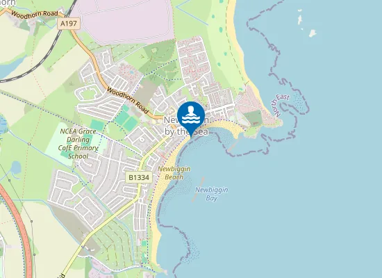 Map of Newbiggin North