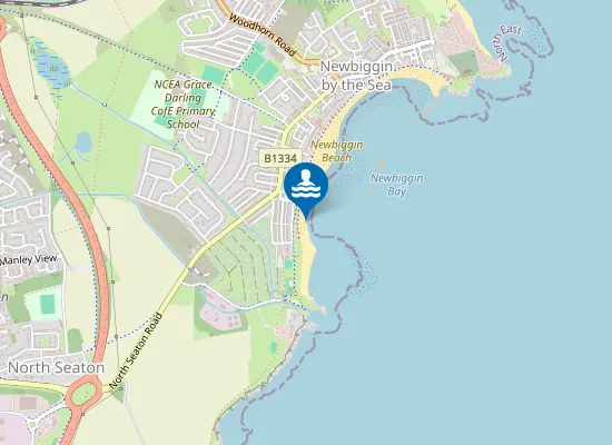 Map of Newbiggin South