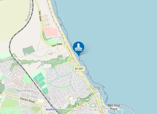 Map of Seaham Beach