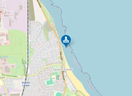 Map of Seaton Carew North