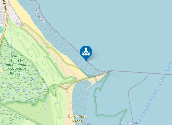 Map of Seaton Carew North Gare