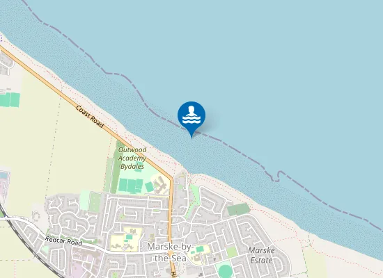 Map of Marske Sands