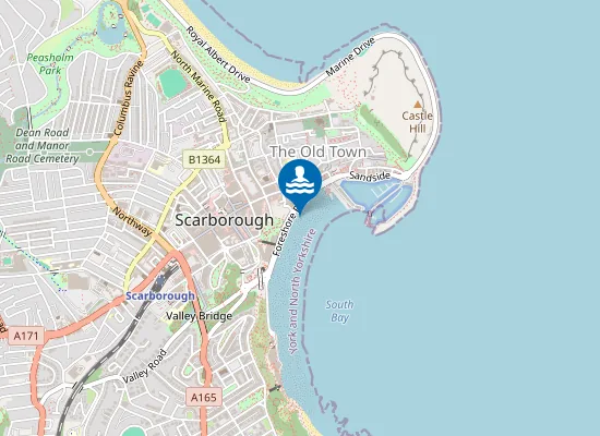 Map of Scarborough South Bay