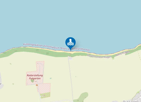 Map of OSTSEE PUTGARTEN NORDSTRAND