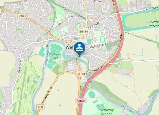 Map of Wharfe at Wilderness Carpark