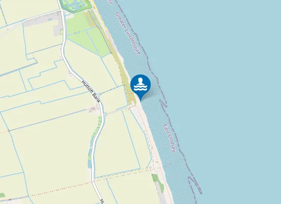 Map of Huttoft and Marsh Yard