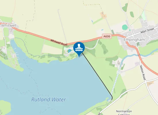 Map of Rutland Water Sykes Lane