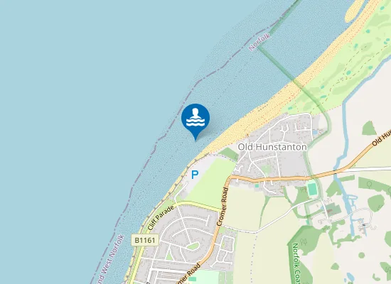 Map of Hunstanton (Old Hunstanton)