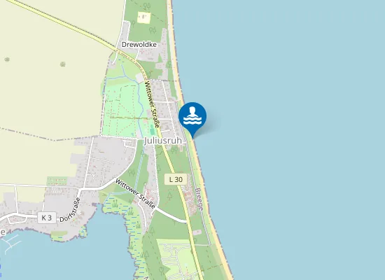 Map of OSTSEE JULIUSRUH