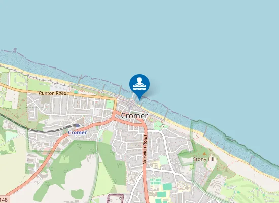 Map of Cromer