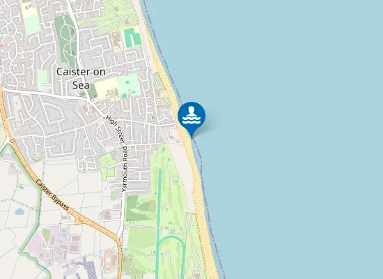 Map of Caister Point
