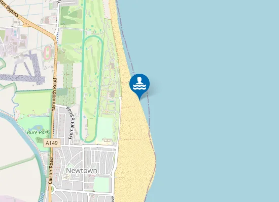 Map of Great Yarmouth North