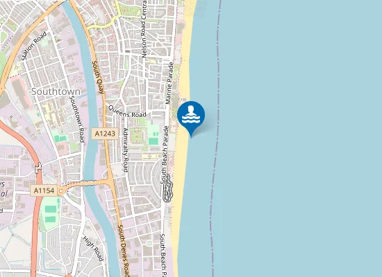 Map of Great Yarmouth South
