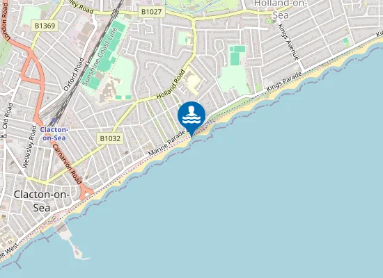 Map of Clacton