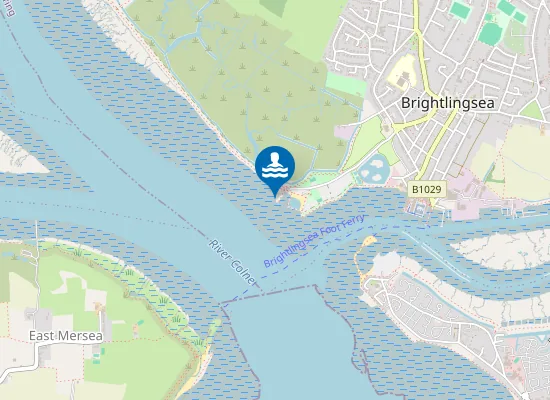 Map of Brightlingsea