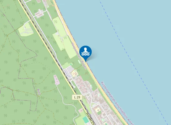 Map of OSTSEE BINZ PRORA