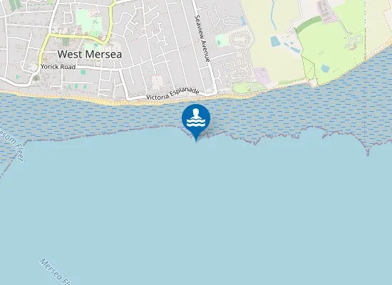 Map of West Mersea