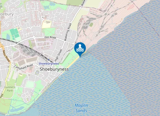 Map of Shoebury East