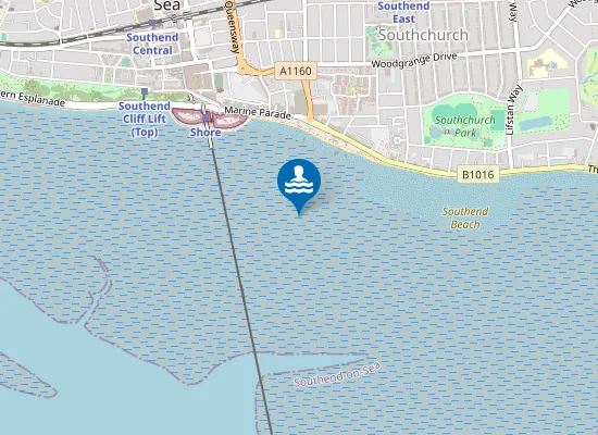 Map of Southend Jubilee