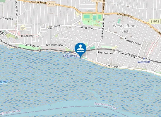 Map of Southend Chalkwell