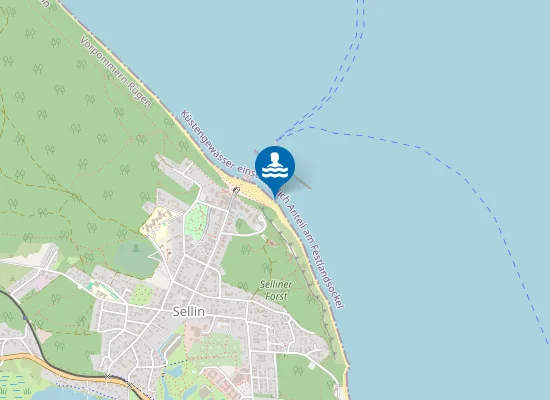 Map of OSTSEE SELLIN NORDSTRAND