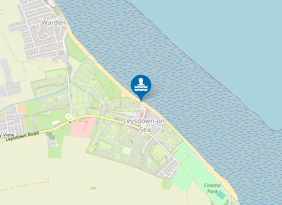 Map of Leysdown