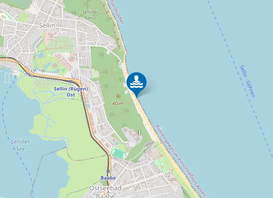 Map of OSTSEE SELLIN SUEDSTRAND